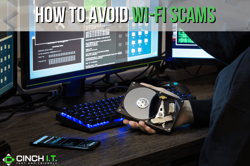 public wi-fi scams, data backup, managed service provider, I.T. support, computer support, business I.T. support