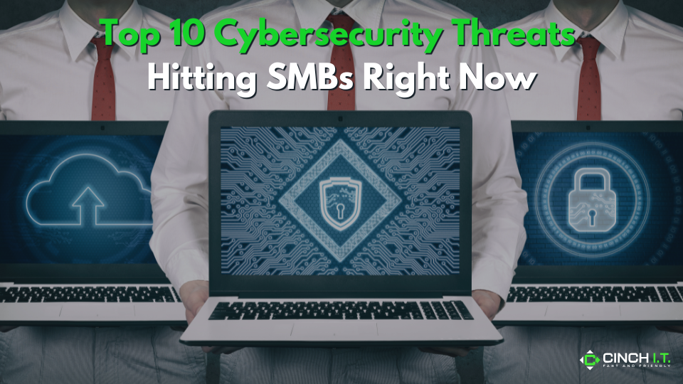 Top 10 SMB Cybersecurity Threats Hitting SMBs Right Now